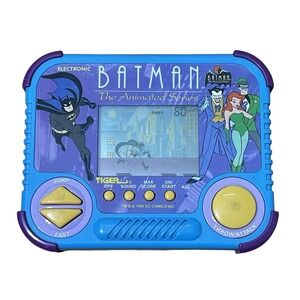 Batman: The Animated Series Video Handheld Game 1990 Tiger Electronics Tested